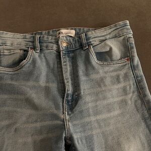 Zara Women's Light Blue Skinny Jeans